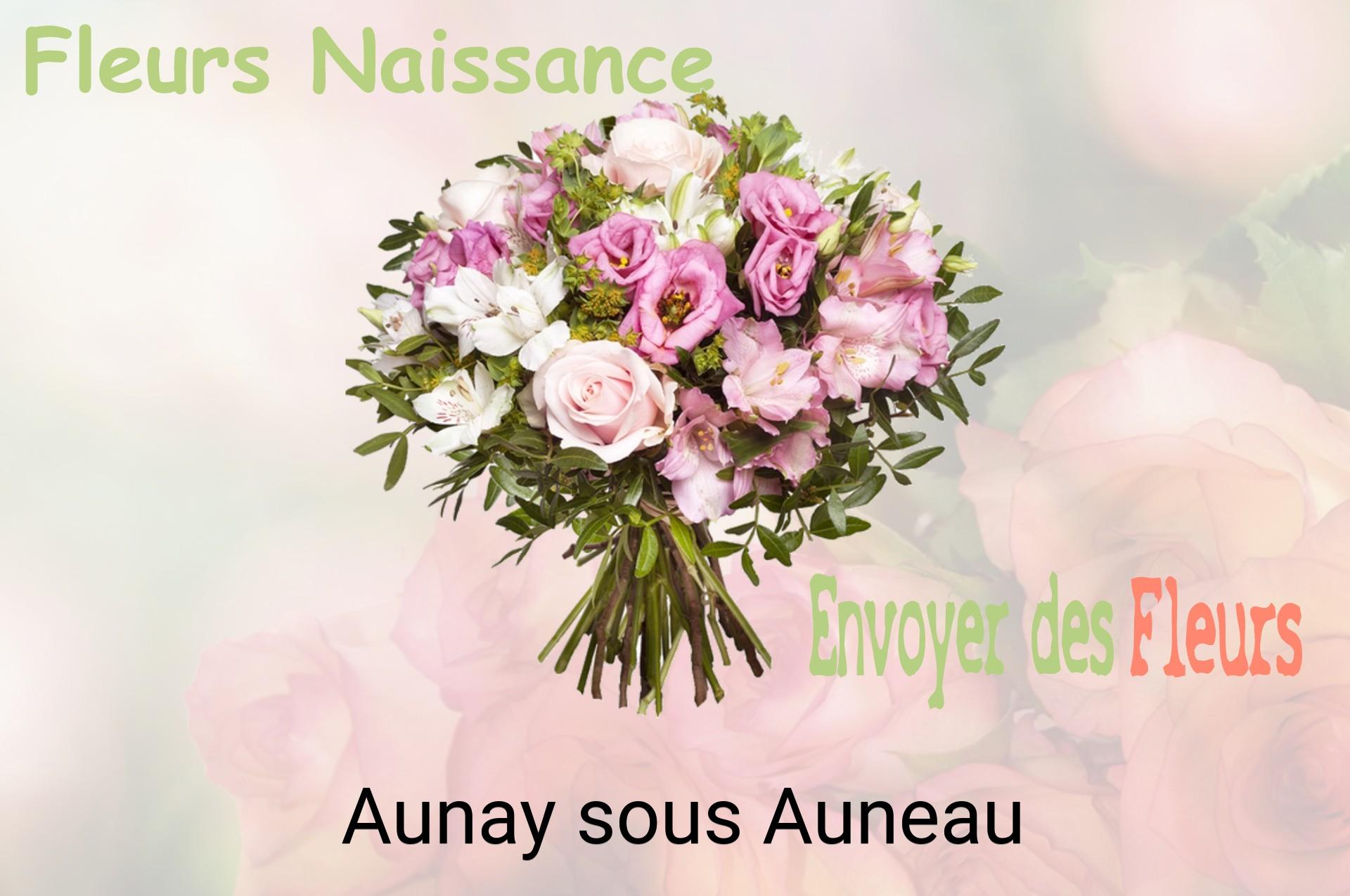 Bouquet de fleurs de naissance livré à Aunay-sous-Auneau